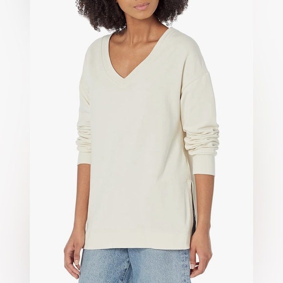 Women’s White V-neck Shirt - Picture 3 of 5